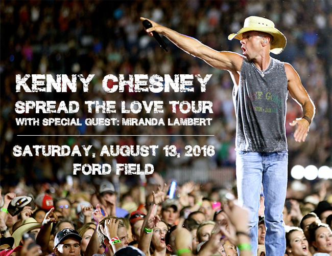 Kenny Chesney Ford Field WKKOFM